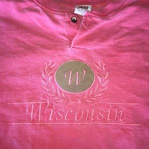 Light Red Wisconsin Sweatshirt